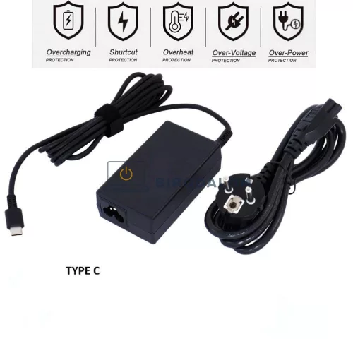 HP ProBook 430-440-455 G8-G10, Spectre X360 13-15, EliteBook, Elite x2 1012 OEM laptop töltő, 65W US