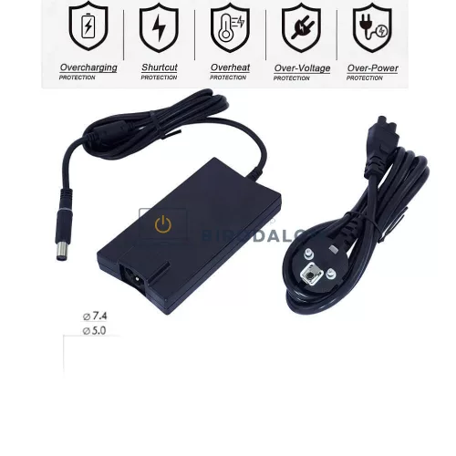 Dell Inspiron, Latitude, Chromebook sorozat 65W OEM laptop töltő, 19.5V 3.34A, 7.4x5.0mm