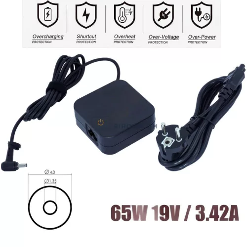 Asus A405, A409, A509, Chromebook C200/C300, UX303, Vivobook X540, S200 19V 3.42A (65W) 4.0×1.35mm OEM laptop töltő
