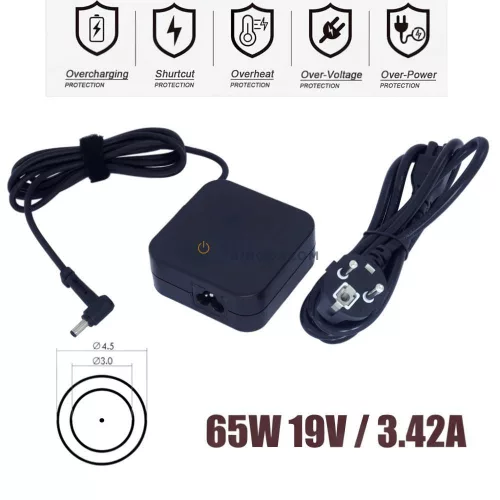 Asus ExpertBook P2451F, PU500CA, Pro P2520L, P2540, Vivobook 17 X1702ZA 19V 3,42A (65W) OEM laptop töltő (4,5×3,0mm)
