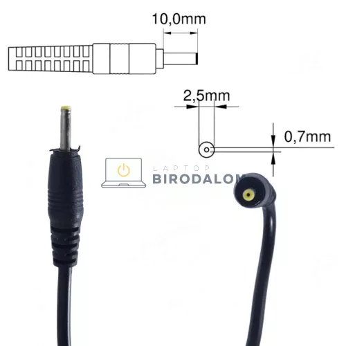 Powermaster 5V 3A (15W) 2.5x0.7mm OEM laptop töltő
