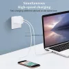 Samsung 65W GaN USB-C + USB-A univerzális töltő adapter, fehér