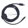 GaN 65W USB-C + USB-A gyors töltő adapter (iPhone, MacBook, Samsung, Huawei, tablet, fekete)