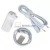 GaN 4 portos 75W utazó OEM gyors-töltő (1x USB-C + 3x USB-A, fehér) – Apple, Samsung, Nintendo