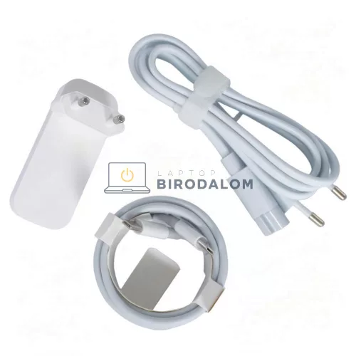 GaN 4 portos 75W utazó OEM gyors-töltő (1x USB-C + 3x USB-A, fehér) – Apple, Samsung, Nintendo