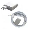 Apple, Samsung, Dell, HP 100W GaN 3 portos (2×USB-C + 1×USB-A) OEM gyors töltő, fehér