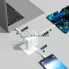 Apple, Samsung, Dell, HP 100W GaN 3 portos (2×USB-C + 1×USB-A) OEM gyors töltő, fehér
