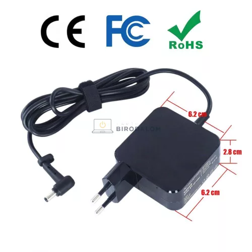 Asus 19V 2.37A (45W) 4.5x3.0mm OEM laptop töltő