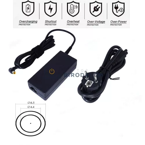 LG 19V 3.42A (65W) 6.5x4.4mm OEM monitor adapter