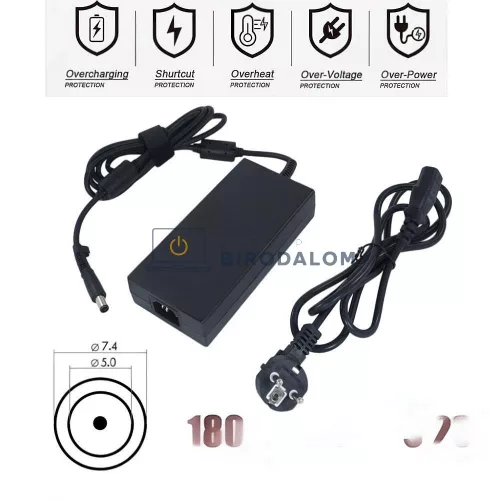 HP EliteBook 8530p 8570w 8740w 19.5V 9.23A (180W) 7.4x5.0mm OEM laptop töltő