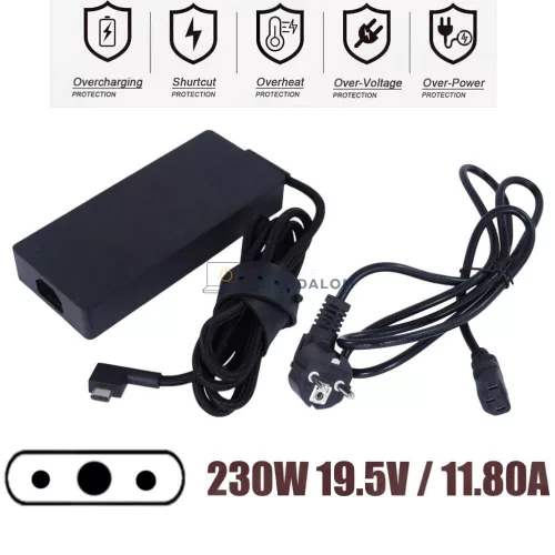 Razer 19.5V 11.8A (230W) 3 pin OEM laptop töltő