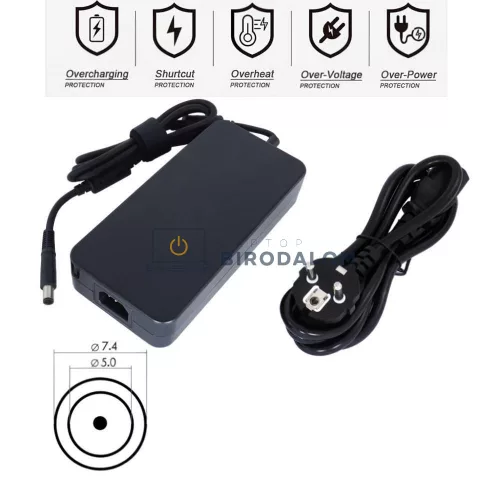 HP 20V 14A (280W) 7,4x5,0mm OEM laptop töltő (ZBook Fury, OMEN, Z2 Mini, Thunderbolt Dock G4)