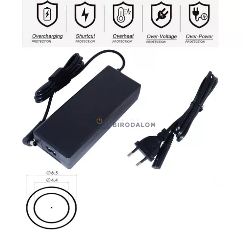 Sony 19.5V 5.2A (100W) 6.5x4.4mm OEM laptop töltő