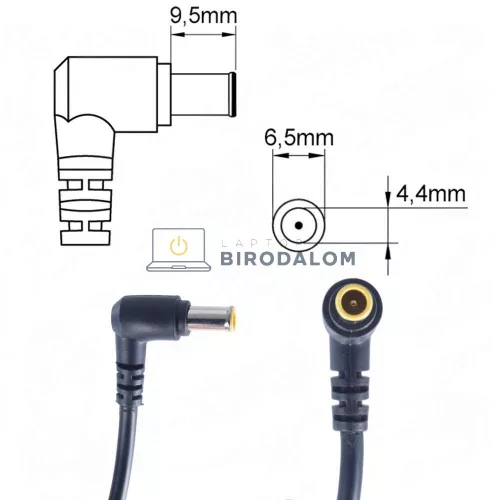 Samsung 14V 2,5A (35W) 6,5x4,4mm OEM monitor töltő / tápegység