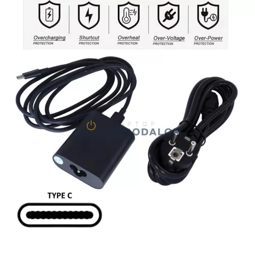 Dell 20V 3A (60W) Type-C OEM laptop töltő
