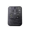 Universal GaN 45W 4 portos gyors-töltő (2× USB-A + 2× USB-C PD), fekete