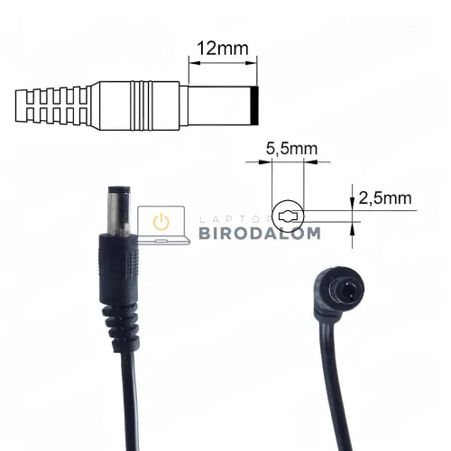 Univerzális 12V 3A (36W) DC tápegység adapter Wi-Fi routerekhez, hálózati switchekhez, DVR rögzítőkhöz, IP/CCTV kamerákhoz, LED szalagokhoz és külső HDD-khez – 5,5×2,5mm csatlakozóval