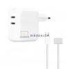 Apple 35W OEM laptop töltő – MacBook Air A2681 / A2941 / A3113 / A3449 / A3448 – Dual USB-C / MagSafe 3