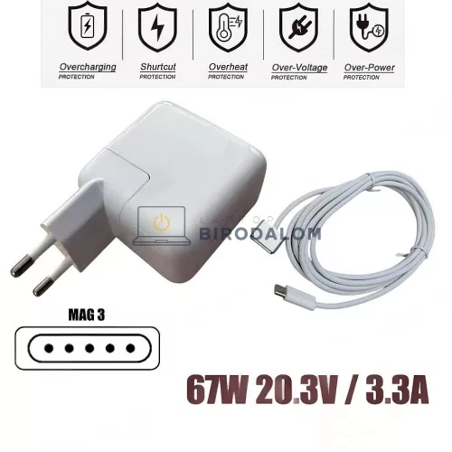Apple MacBook Air 67W USB-C MagSafe 3 OEM laptop töltő (A2779, A2008, A2442)