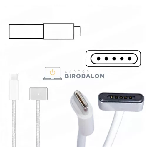 Apple MacBook Air 67W USB-C MagSafe 3 OEM laptop töltő (A2779, A2008, A2442)