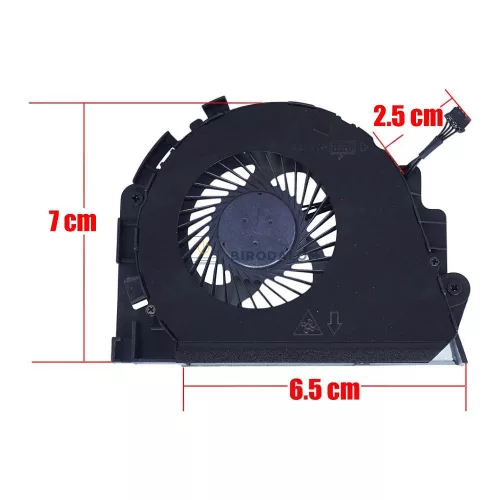 HP ZBook 15 G3, ZBook 17 G3 CPU hűtőventilátor (4 pin)
