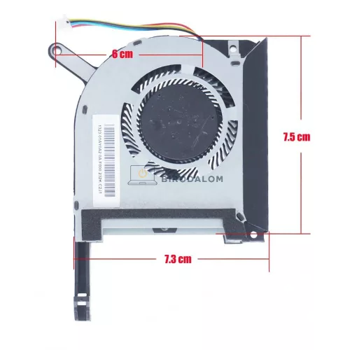 Asus TUF Gaming FX505, FX505GE, FX505GM, FX505DT, FX705, FX86, FX95, FA506, FA706 GPU hűtőventilátor (4 pin)