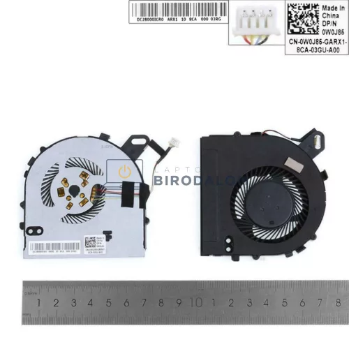 Dell Vostro 5468, 5568, Inspiron 15 7560, 15-7572 CPU hűtőventilátor (4 pin)