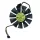 Asus STRIX GTX 750Ti, GTX 950, GTX 960, GTX 1050, GTX 1060, R9 285, R9 370 GPU hűtőventilátor (Fan B, 4 pin, 75MM)