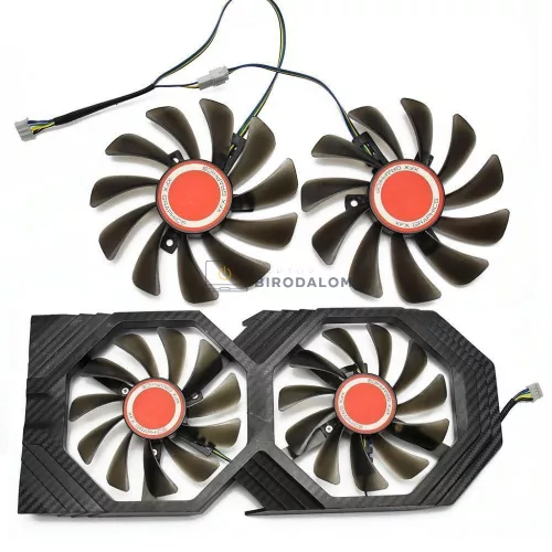 XFX AMD Radeon RX 580, RX 590 GPU hűtőventilátor (Fan A, 3 pin, 95MM)