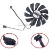 XFX Radeon RX 580, RX 590 GPU gyári hűtőventilátor B (4 pin, 95mm)
