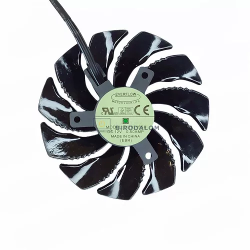 Gigabyte GeForce GTX 950, GTX 1050, GTX 1050 Ti, GTX 1070, RX460, RX470, RX480, RX570, RX580 GPU hűtőventilátor (T129215SU)