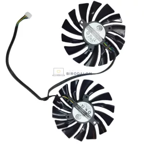   MSI GTX 1060, GTX 1070, GTX 1080, RX480, RX580, R9 380, R9 390 GPU hűtőventilátor (4 pin, 95mm) (PLD10010S12HH)