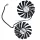 MSI GTX 1060, GTX 1070, GTX 1080, RX480, RX580, R9 380, R9 390 GPU hűtőventilátor (4 pin, 95mm) (PLD10010S12HH)