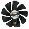 Sapphire Radeon Nitro RX 480, RX 470, Nitro+ RX 590, RX 580, RX 570 GPU hűtőventilátor 95mm, fekete (CF1015H12D)