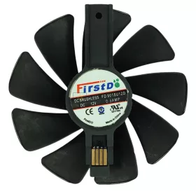   Sapphire Radeon Nitro RX 480, RX 470, Nitro+ RX 590, RX 580, RX 570 GPU hűtőventilátor 95mm, fekete (CF1015H12D)
