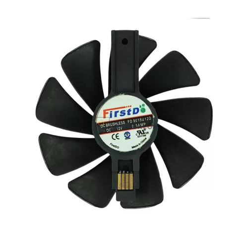 Sapphire Radeon Nitro RX 480, RX 470, Nitro+ RX 590, RX 580, RX 570 GPU hűtőventilátor 95mm, fekete (CF1015H12D)
