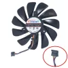 XFX Radeon RX 580 GTS Black Edition 8GB, RX 580 GTS XXX Edition 8GB, RX 580 GTS Black Core Edition 8GB, RX 590 GPU hűtőventilátor (Fan A, 95MM)