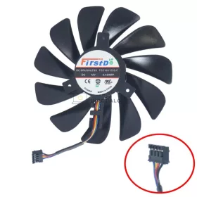   XFX Radeon RX 580 GTS Black Edition 8GB, RX 580 GTS XXX Edition 8GB, RX 580 GTS Black Core Edition 8GB, RX 590 GPU hűtőventilátor (Fan A, 95MM)