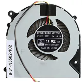   Turbo-x N350D, N550, N550RC / Clevo N550 / Machenike F57 CPU hűtőventilátor (3 pin)