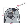 Acer TravelMate TPM215-52 Spin SP513 P214-52 Enduro Urban N3 EUN314 CPU hűtőventilátor (4 pin)