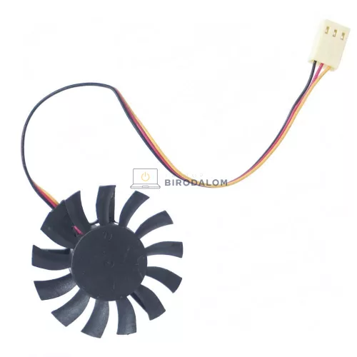 Gyári laptop GPU hűtőventilátor 45mm (3 pin)