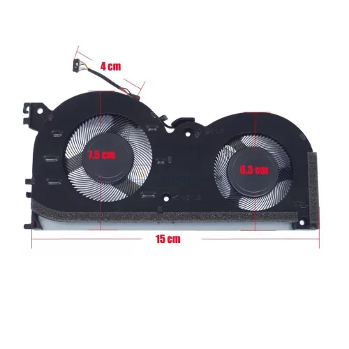 Lenovo IdeaPad Gaming 3-15IMH05, 3-15ARH05, Creator 5-15IMH05 gyári CPU hűtőventilátor (8 pin)