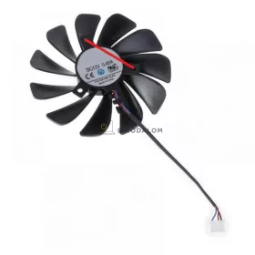   XFX Radeon GPU gyári hűtőventilátor 87mm/95mm (4 pin, FDC10U12S9-C)