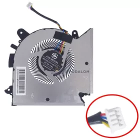   MSI GF63 Thin, GF65 Thin, MS-16R1, MS-16R2, MS-16R3, MS-16R5, MS-16W1 CPU hűtőventilátor (4 pin)