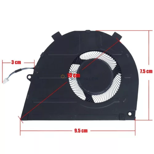 Dell Inspiron 16 5620, 5625, 7620 2-in-1 CPU hűtőventilátor (4 pin)