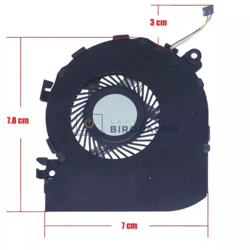 HP Spectre X360 15-BL, 15T-BL100, 15-BL108CA CPU hűtőventilátor (4 pin)