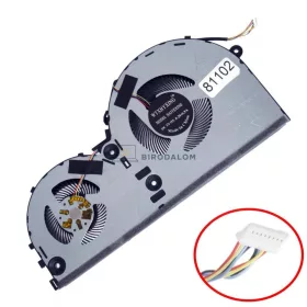   Lenovo IdeaPad 330-15ICH, L330-15ICH, L330-17ICH, 330-17ICH gyári CPU hűtőventilátor (8 pin)