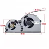 Lenovo IdeaPad 330-15ICH, L330-15ICH, L330-17ICH, 330-17ICH gyári CPU hűtőventilátor (8 pin)
