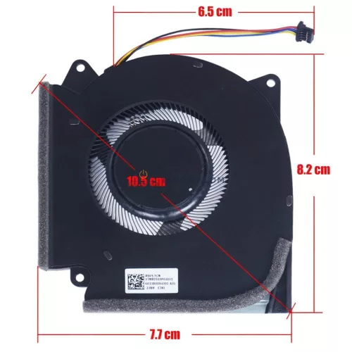 Asus ROG Strix G15 G513, G713 GPU hűtőventilátor (4 pin)