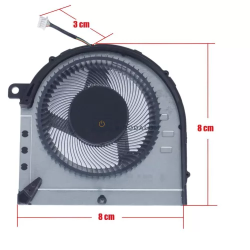 Lenovo IdeaPad Gaming 3 15ACH6, Gaming 3-15ACH gyári CPU hűtőventilátor (4 pin)